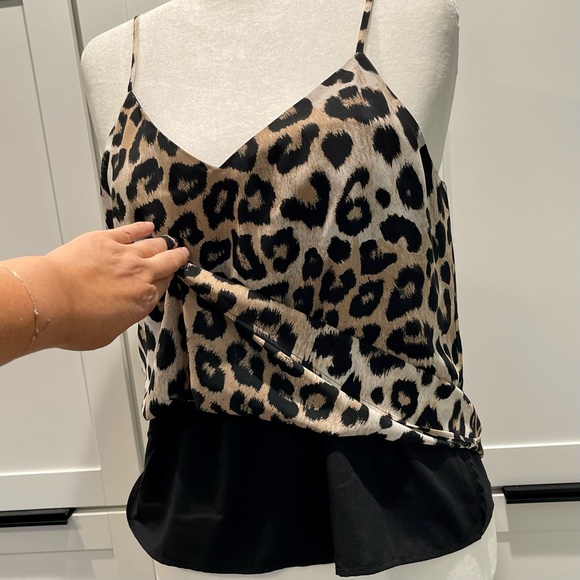 NWT - Banana Republic - Leopard Print Fully Lined Camisole / Large - Picture 5 of 10